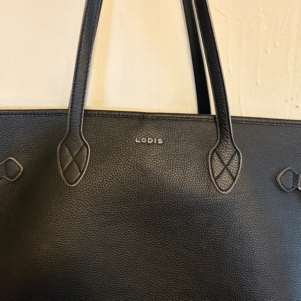 Lodis Classic Black Tote Bag